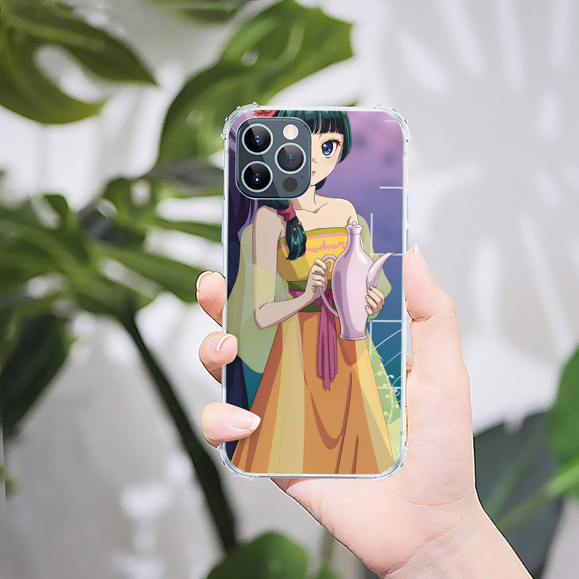 （画像用） 薬屋のひとりごと The Apothecary Diaries 【iPhone 12シリーズ対応】透明スマホケース（クリアソフトケース）